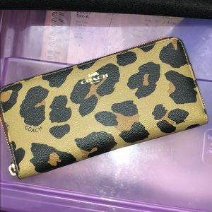 Cheetah Coach Wallet